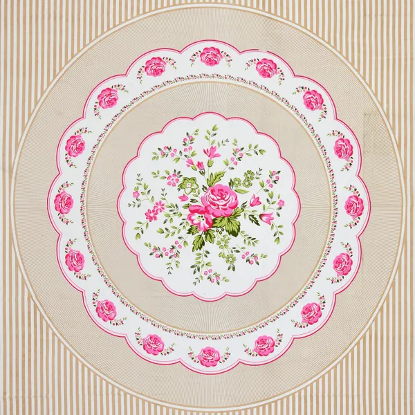 Yellow_Cotton_Rajwada_Pushp_Medallion_Collection_Double_Bedsheet_With_Pillow_Cover_100_X_108_Cm
